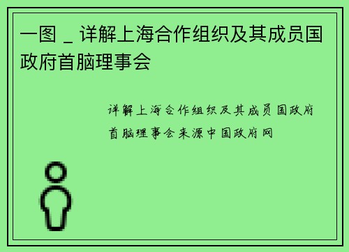 一图 _ 详解上海合作组织及其成员国政府首脑理事会
